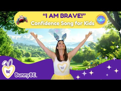 💪 I AM BRAVE! | Affirmation Song for Kids | Confidence & Courage with BunnyBE