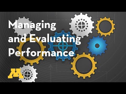 Supervisory Development: Managing and Evaluating Performance Webinar