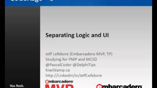 Oct 16, 5pm - Maintainable Code - Separating Logic from UI