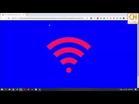Wifi Loading Animation Using HTML5 | CSS3
