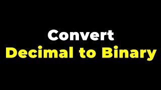 Convert Decimal to Binary in C++ | Beginner-Friendly Explanation