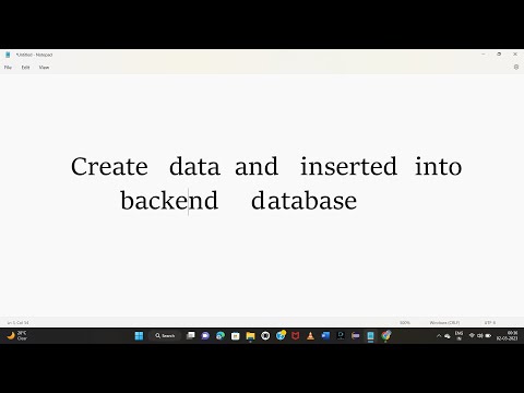 CRUD  part 1  Create and inserting data into database in react js