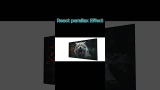 React75  Day10: react parallax effect1 #frontend #development #fullstack #portfolioproject #reactjs