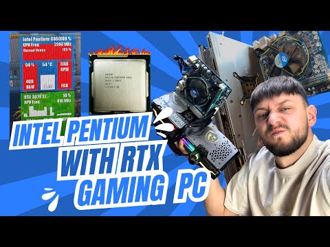 Intel Pentium in 2024? With RTX? Minecraft and Fortnite test run