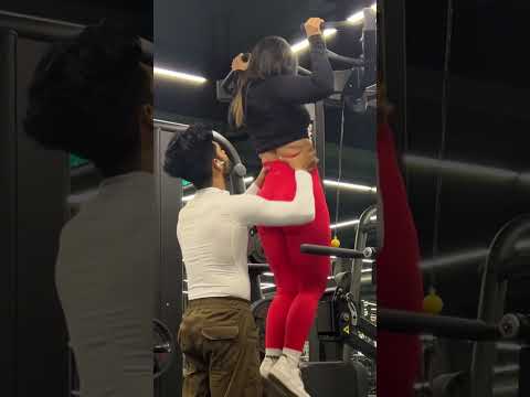 Workout with her❤️#shorts #fitness #backworkout