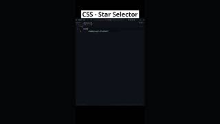 CSS Star Selector Masterclass: Simplify Your Web Design Effortlessly! #csstutorial #codewithmayur