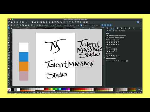 How I Converted a Hand-Drawn Logo into an Editable Vector (GIMP + Inkscape Workflow)