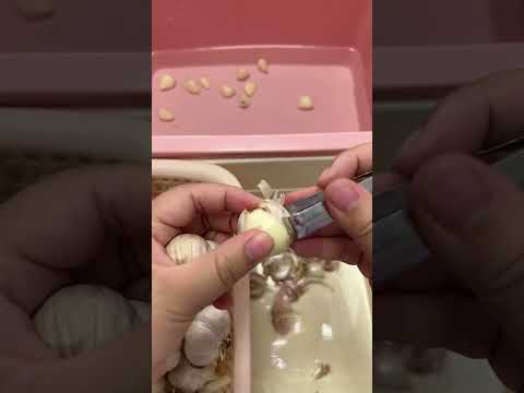 #unpack #Peel the garlic #Garlic peeler