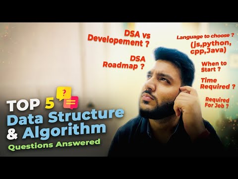 Top 5 Data Structure & algorithm questions answered | Language to learn | DSA vs Dev | When to start