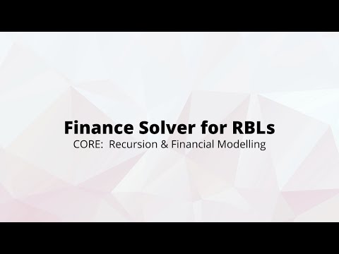 Finance Solver for reducing balance loans