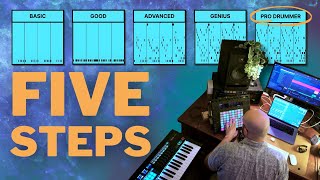 I will teach you to make complex drum patterns in less than 15 minutes