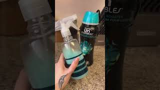 Diy fabric spray lifehack for laundry #lifehackvideo