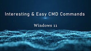 Basic CMD Commands for Windows 11 | Command Prompt Tutorial for Beginners