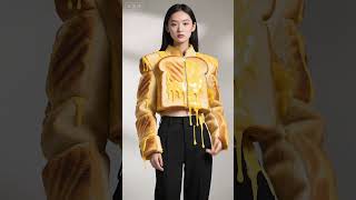 Toast Bread Fashion Show #dressup #fashionFashion #AIGC #toastbread #runwayshow