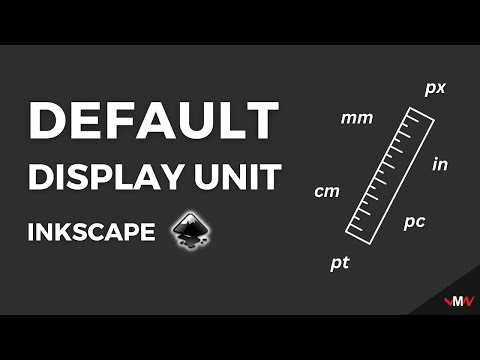 How to change default unit of measurement in Inkscape | Inkscape Short Tutorials