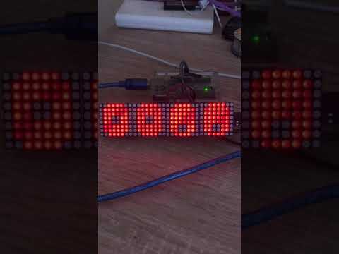 The Eyes test - Led Matrix 32x8 MAX7219 with Arduino