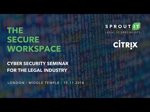 Spout IT - The Secure Workspace Cybersecurity Seminar