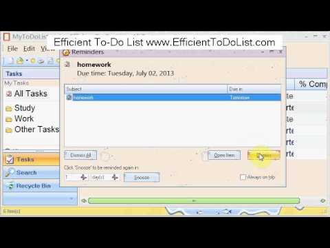 A Brief Introduction of Portable Efficient To-Do List Free