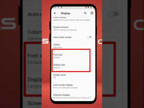 how to customize your android font's #mobiledisplay #smartphone #tutorial #tech #settings
