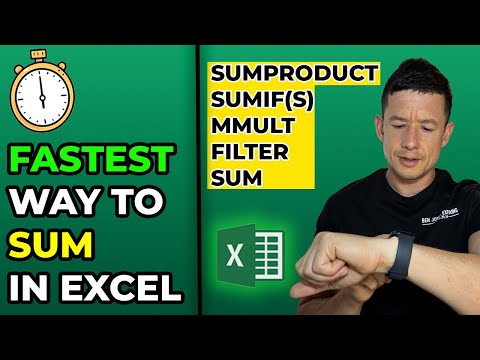 Excel SUM Formula Showdown 🚀 SUMIFS, SUMPRODUCT, FILTER, MMULT Tested