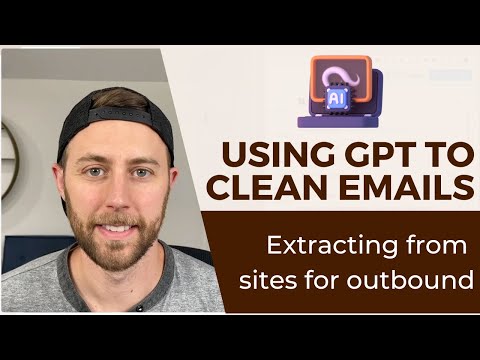 Cleaning up email addresses at scale using GPT in Clay