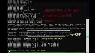 Whisper.cpp AI: Turn Audio to Text Instantly! | cpp | Rust | ffmpeg