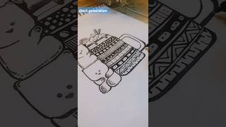 Cute drawing 😍#mandalaart #drawing #ytshorts#art generation