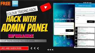 How To Make A Colour Prediction GAME Hack Mod Apk || Key Hack || #technology #trend #game #tech