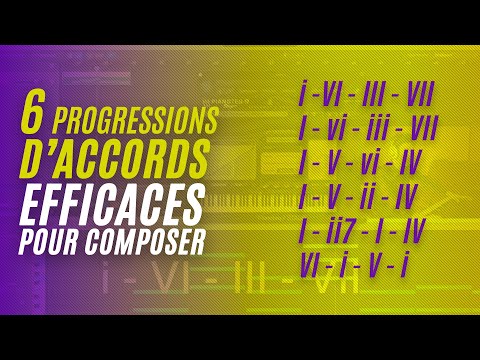 6 progressions d'accords efficaces pour composer