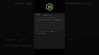 Nested Array into Flattened Array in JavaScript | JS Tips & Tricks 3 | Learn It