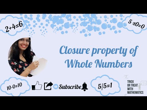 Closure Property- Whole Numbers 6th Class