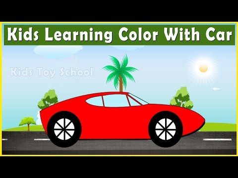 Kids Learning Color With Car. #Kids Toy School