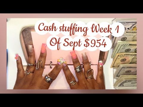 September 2025 | Week 1 | Cash Envelope Stuffing | #budgeting #cashstuffing #debtfreejourney