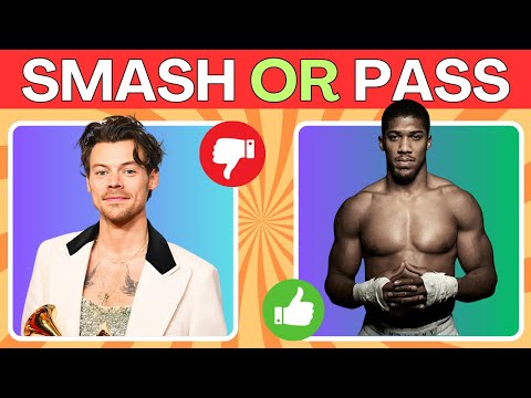SMASH Or PASS - 45 Hottest Male Celebrities 2024 - Celebrity Edition