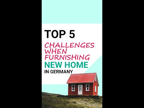 Top 5 challenges when furnishing new home in Germany #shorts