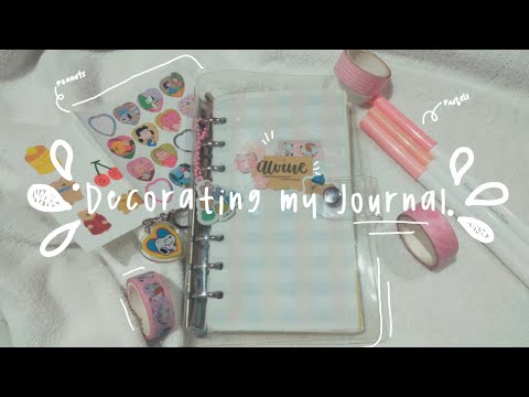 Decorating my journal 🌝💫