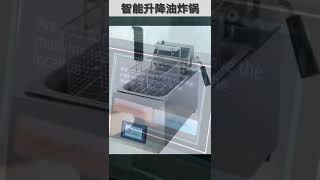 Built in timing function of Yawei commercial full-automatic lifting electric fryer