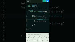 Pattern Program 3 | #java #pattern #programming #developer#tricks#tips #logic#thinking#freshers#job