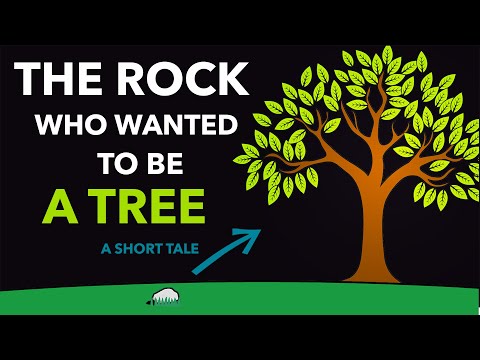 The rock who wanted to be a tree. 🥺