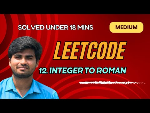 Integer to Roman | Leetcode 12 | Tamil | Python | KarthiStucksAtCode