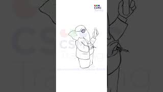 How to Draw Lord Ganesh as Scientist  Lord Ganesh different Professions 6 Short