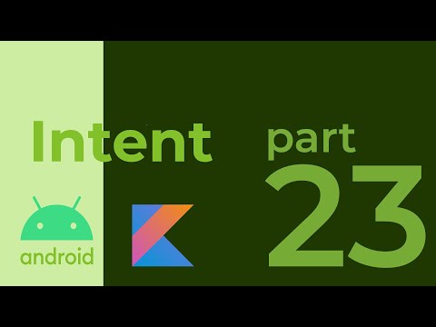Launch activities to receive data. Kotlin Ep.23