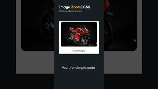 CSS Image Hover 🚀⭐ #html #css #css3 #shorts #webdeveloper #frontenddev #frontenddeveloper