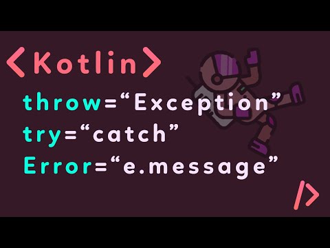 Kotlin For Beginners (Exception, Try, Catch, Throw)