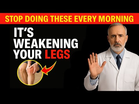 Seniors, This One Morning Habit Weakens Your Legs After 60 | Senior Health