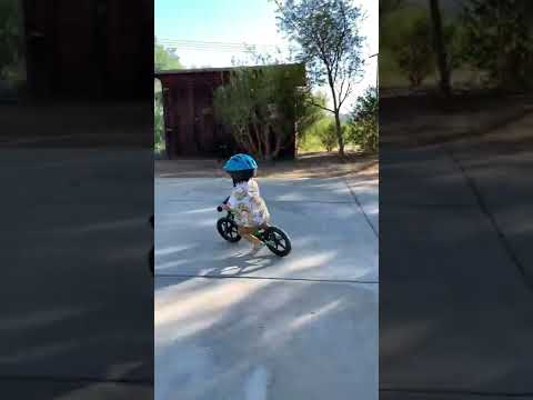 2 year old with his fav balance bike! #strider #striderbike #balancebike #2yearsold #จักรยานเด็ก