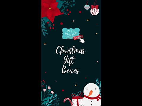 #Shorts Christmas Gift Boxes