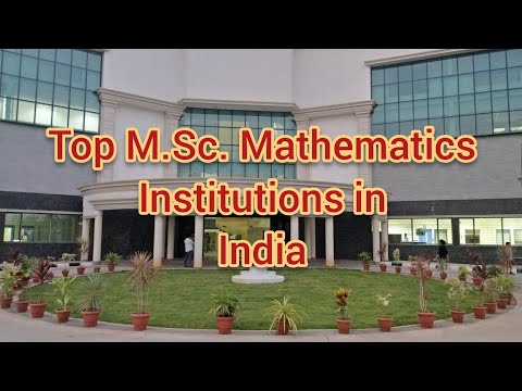 Top M.Sc. Mathematics institutions in India 2020-2021