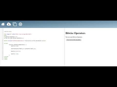 JavaScript Bitwise Operators