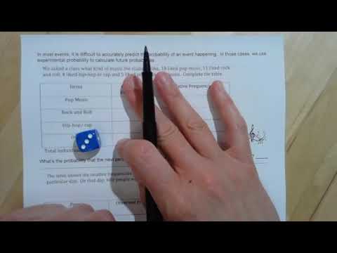 Theoretical Probability vs Experimental Probability